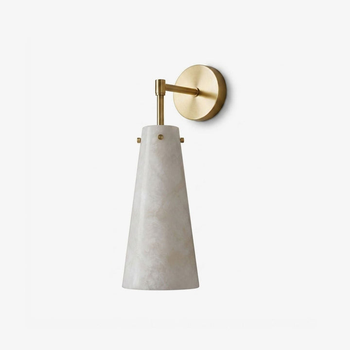 Aurelia Alabaster Cone Wall Sconce