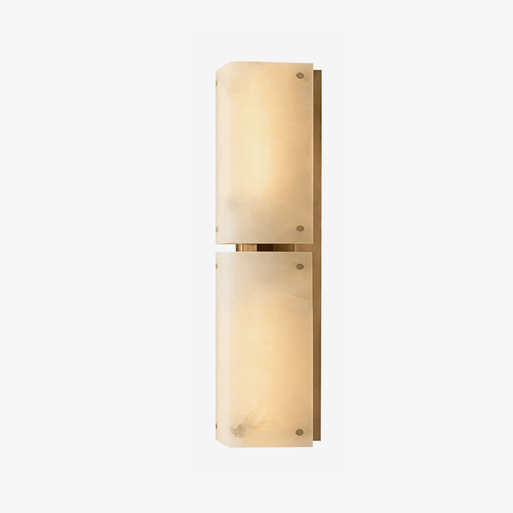 Aurelia Double Panel Alabaster Wall Light