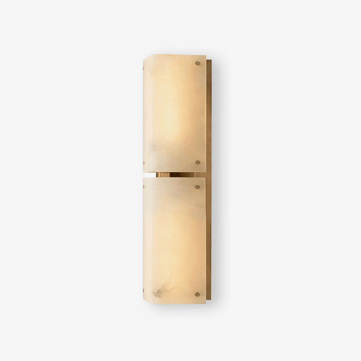 Aurelia Double Panel Alabaster Wall Light