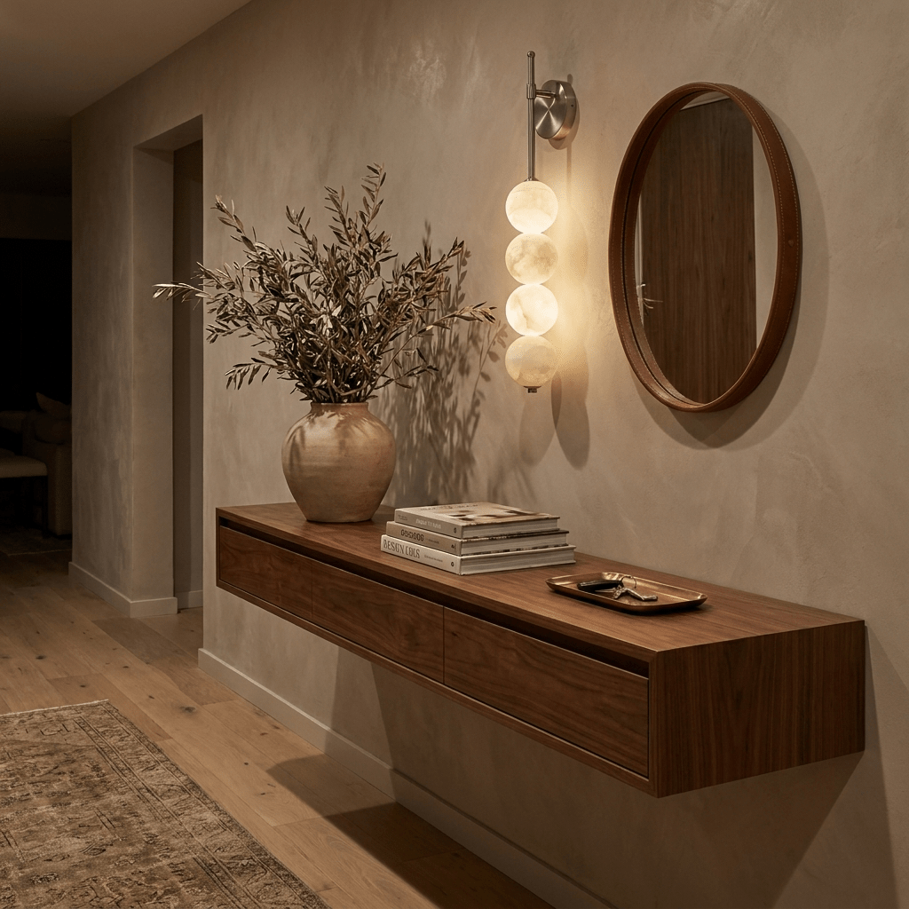 Aurelle Alabaster Wall Sconce