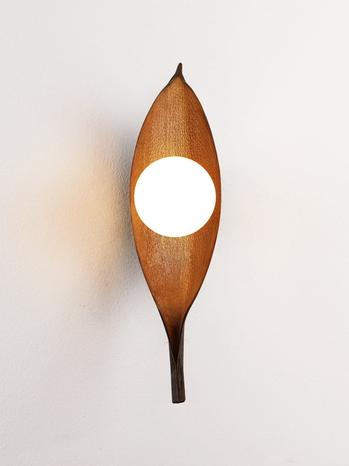 Aureo Leaf Glass Wall Lamp