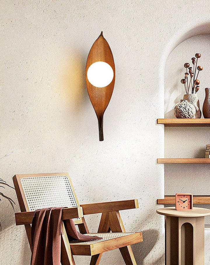 Aureo Leaf Glass Wall Lamp