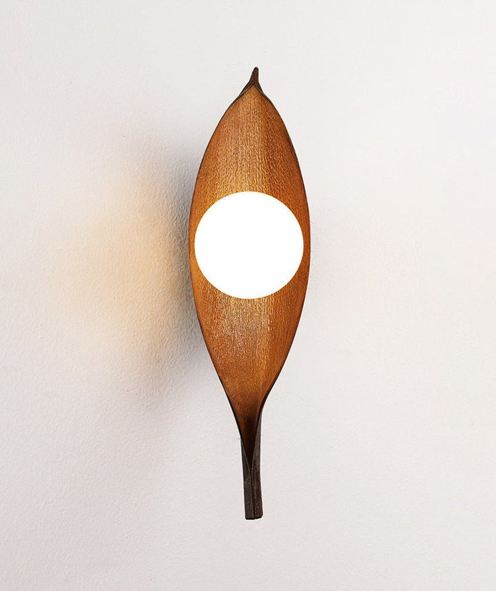 Aureo Leaf Glass Wall Lamp