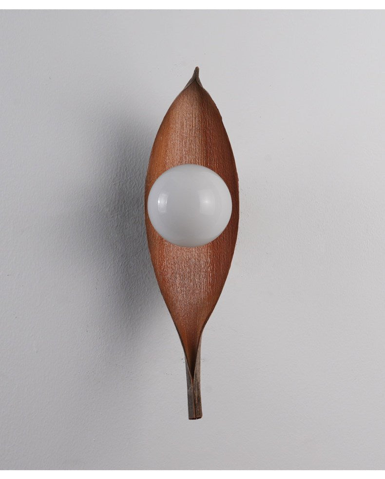 Aureo Leaf Glass Wall Lamp