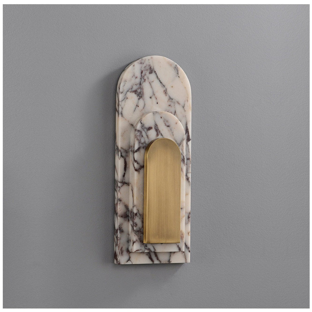 Aurevian Marble Wall Sconce