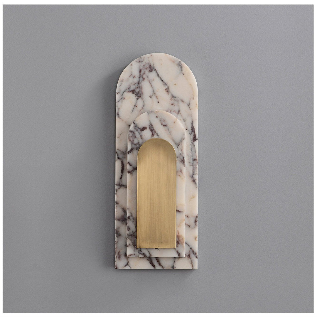 Aurevian Marble Wall Sconce