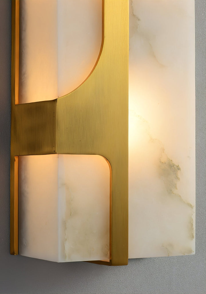 Aurevon Alabaster Wall Sconce