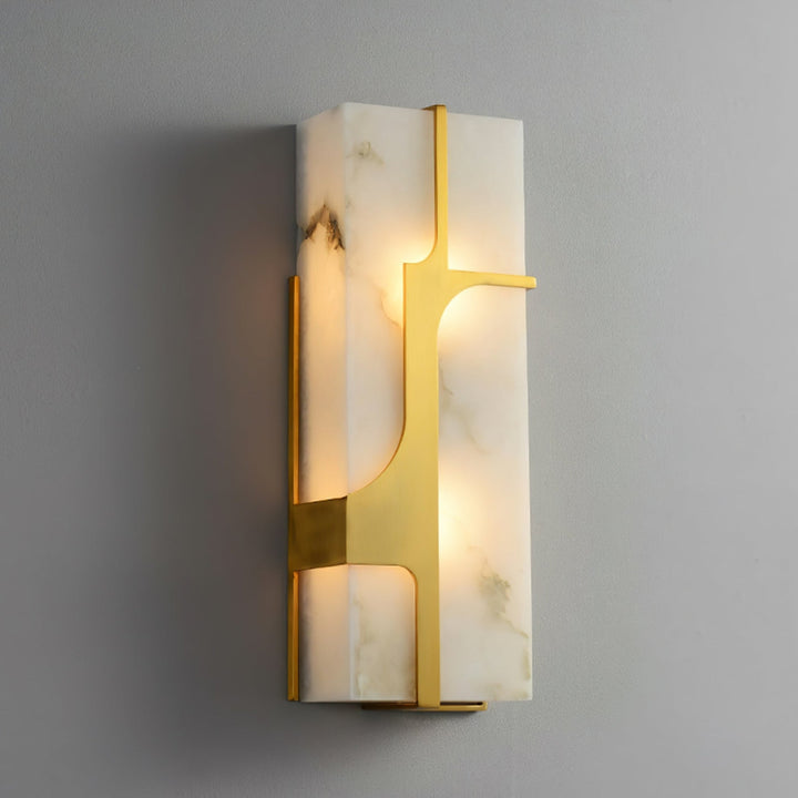 Aurevon Alabaster Wall Sconce