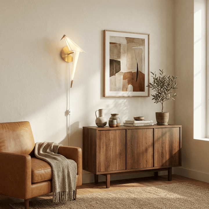 Avian Serenity Plug-in Wall Lamp