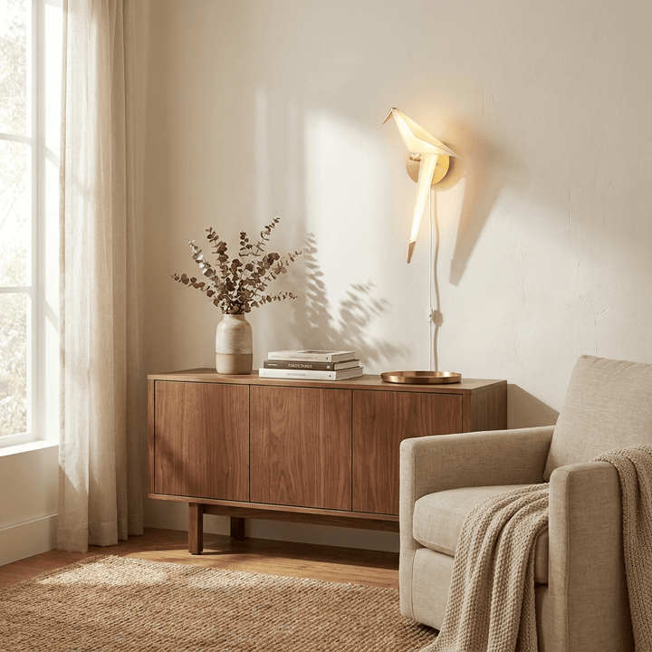 Avian Serenity Plug-in Wall Lamp