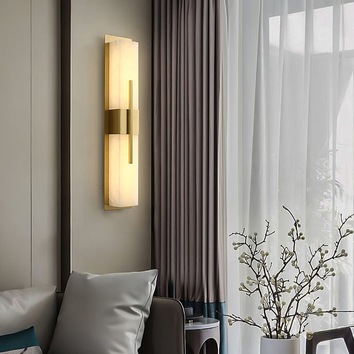 Axis Twin Alabaster Sconce