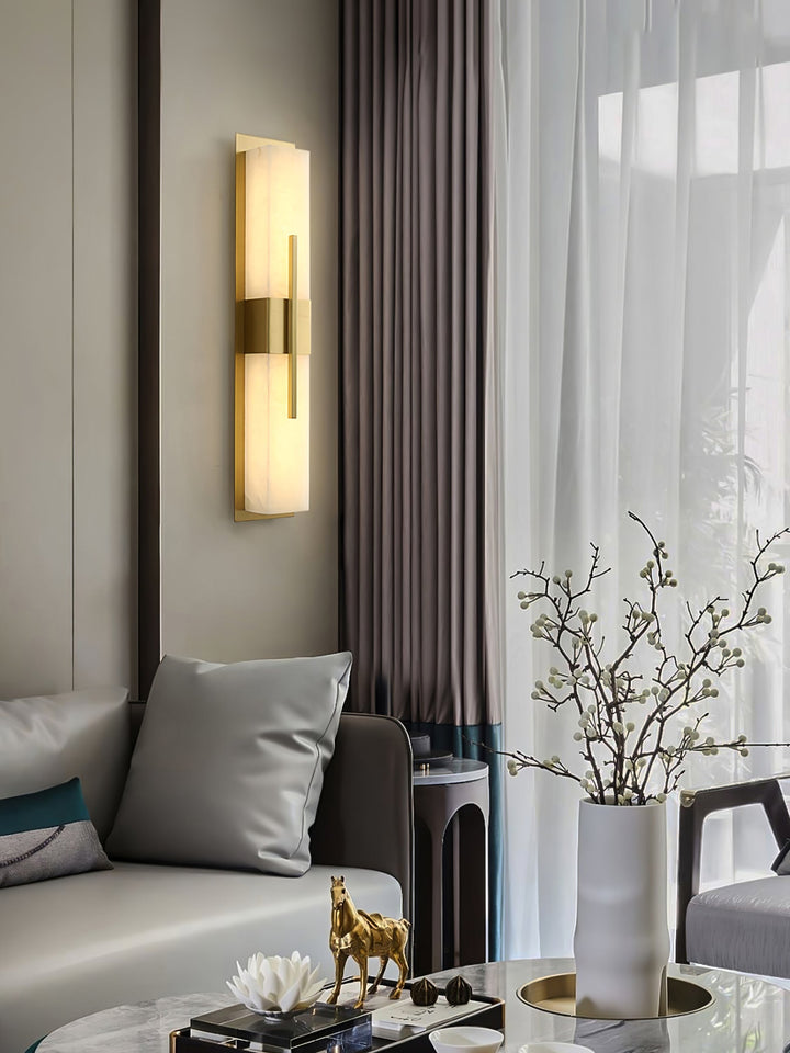 Axis Twin Alabaster Sconce