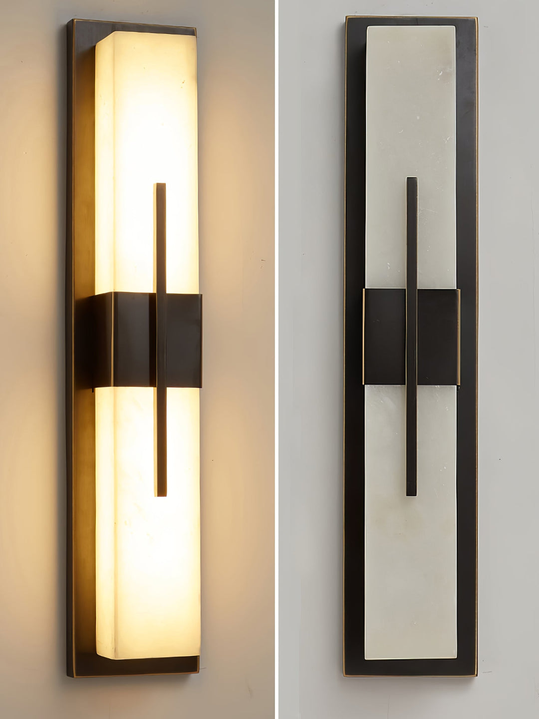 Axis Twin Alabaster Sconce