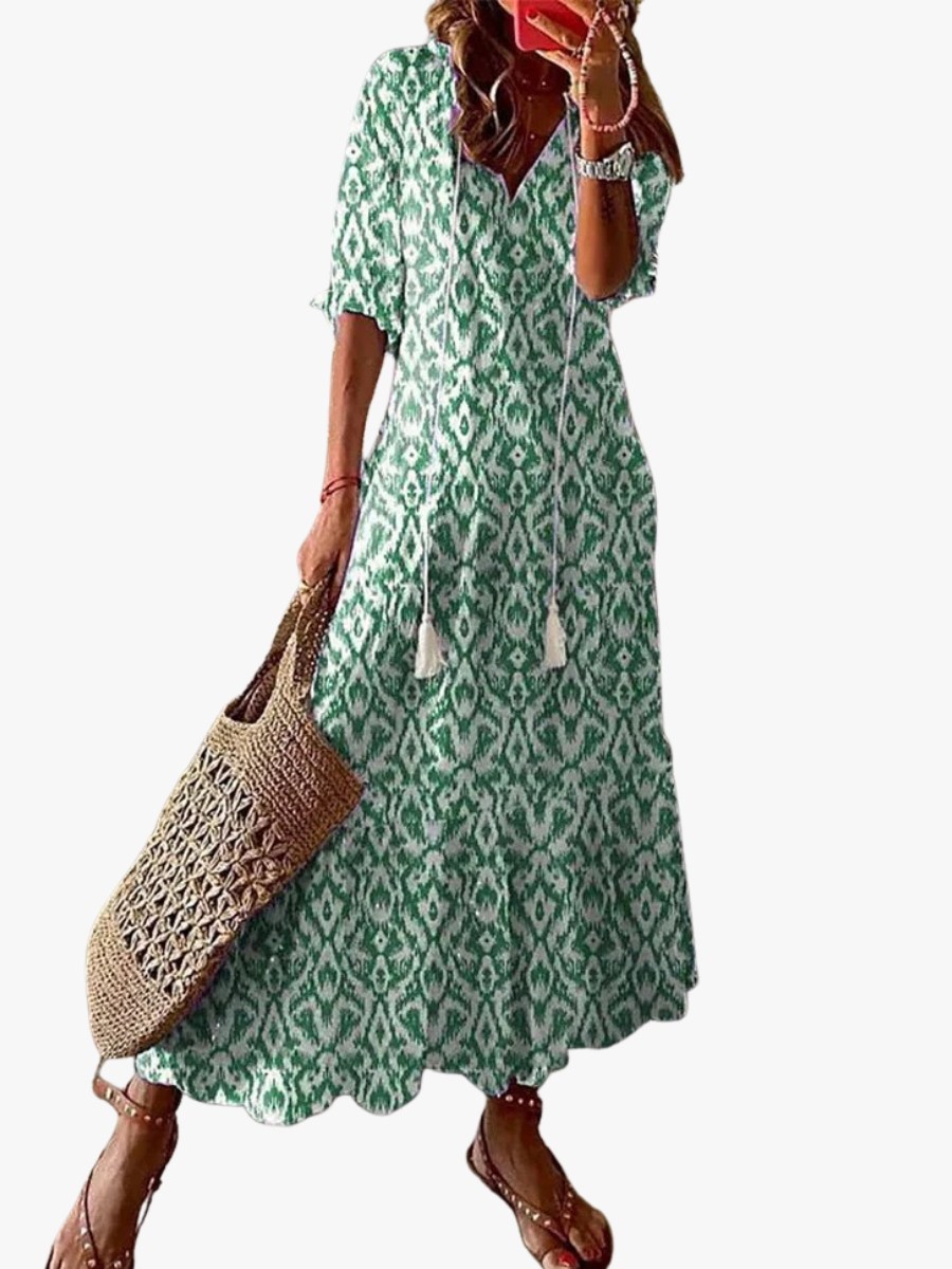 BOHO MIDI-JURK VOOR VROUWEN