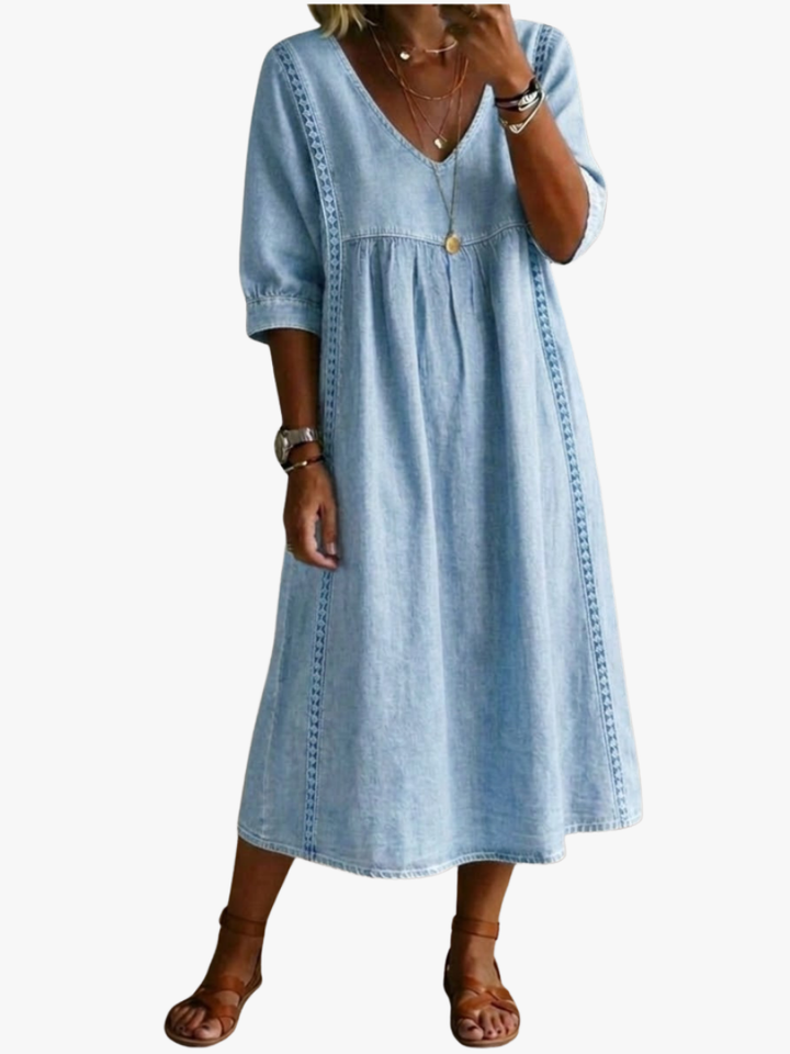 VINTAGEDENIMJURK LOSSE PASVORM VOOR VROUWEN