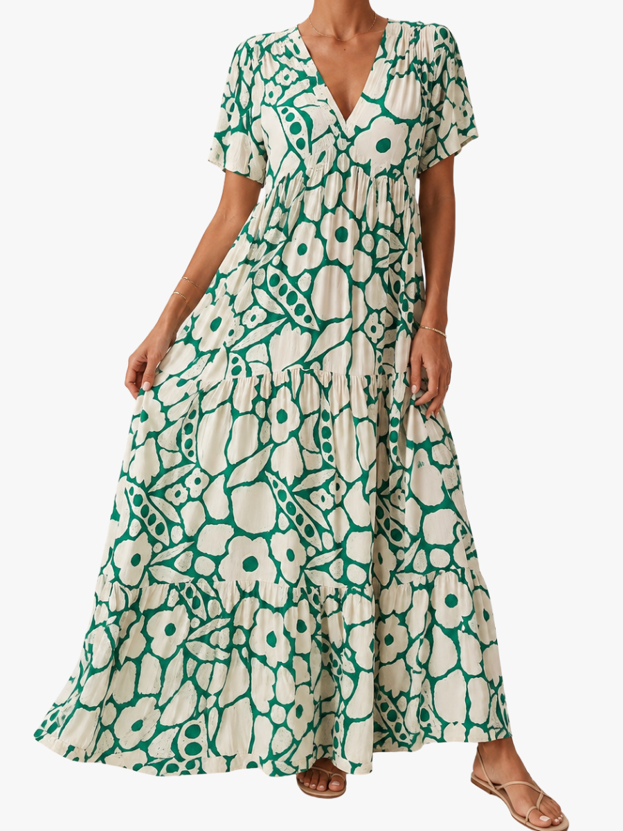 MAXI BLOEMENJURK VOOR VROUWEN