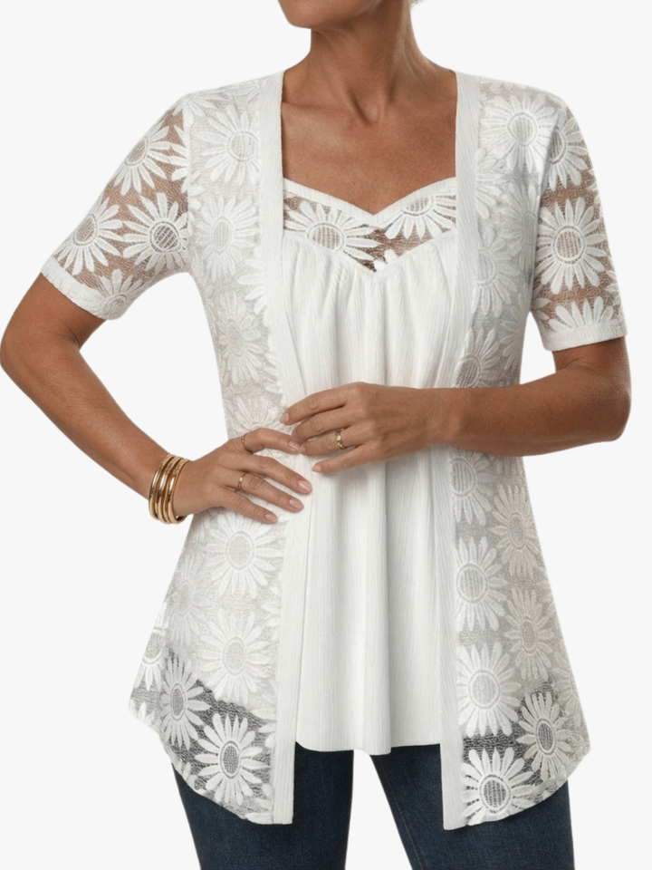 KANTEN BLOUSE VOOR VROUWEN