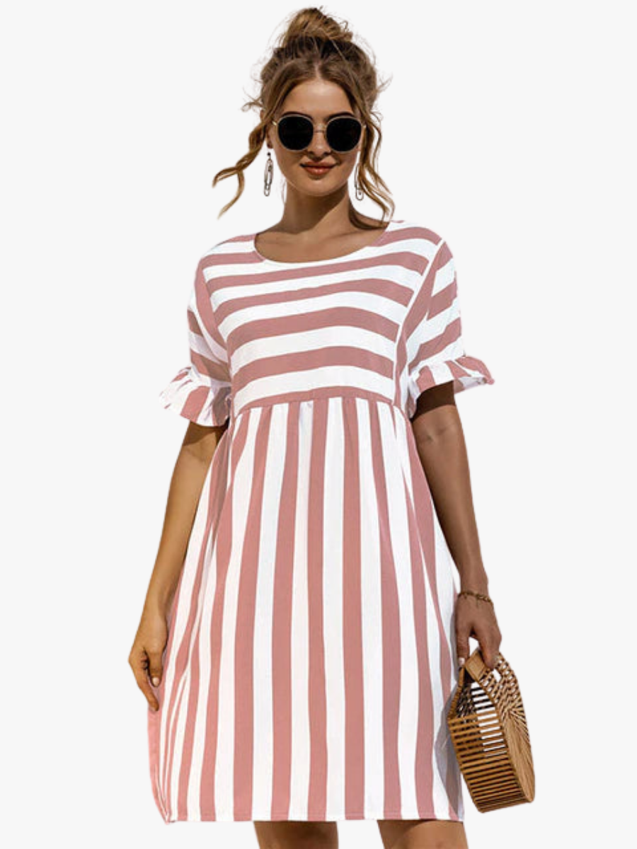 GESTREEPTE ZOMERJURK VOOR VROUWEN
