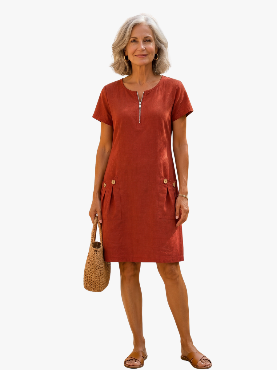 CHIC MIDI JURK VOOR VROUWEN