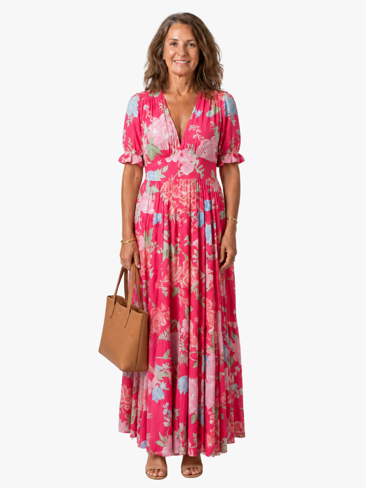 CHIQUE MAXI BLOEMENJURK VOOR VROUWEN