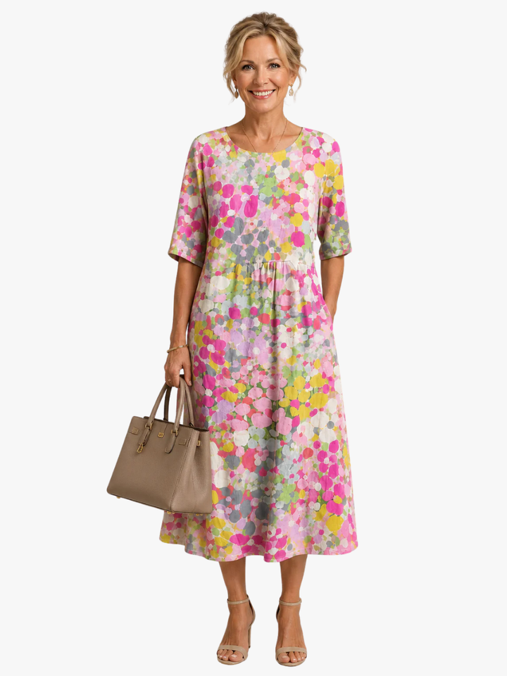 CHIQUE ELEGANTE FLORELE JURK VOOR VROUWEN