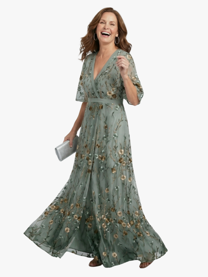 CHIQUE CHIFFON MIDIJURK VOOR VROUWEN