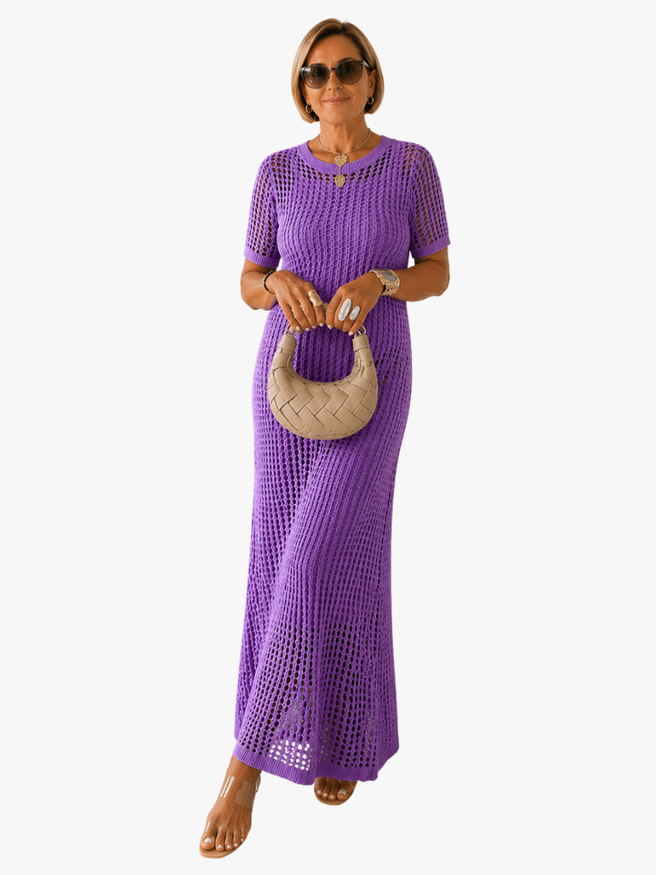 MAXI-JURK MET GELAAGDE STIJL VOOR VROUWEN