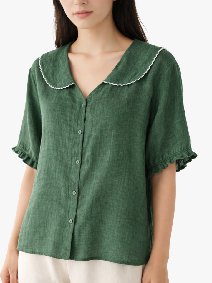 PETER PAN-KRAAGBLOUSE VOOR VROUWEN