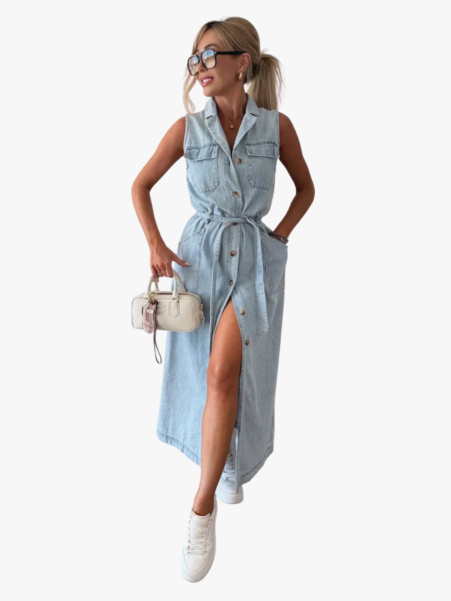 MODERNE JEANSJURK VOOR VROUWEN
