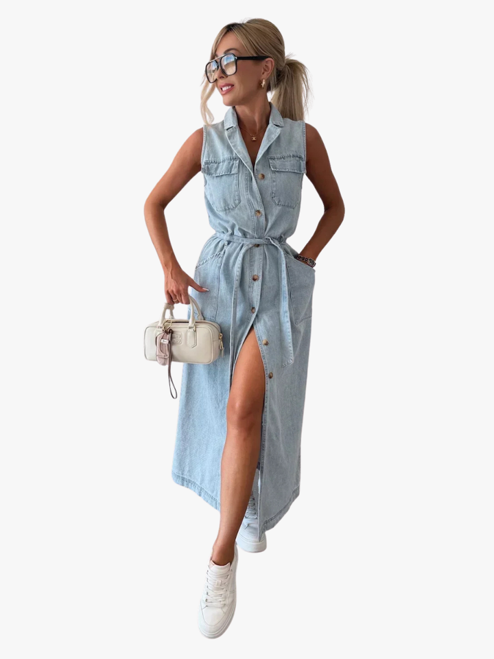 MODERNE JEANSJURK VOOR VROUWEN