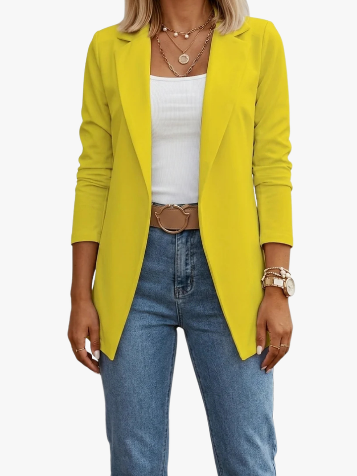 ELEGANTE DRAPE BLAZER VOOR VROUWEN