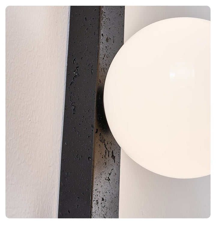 Balanced Globe Sconce