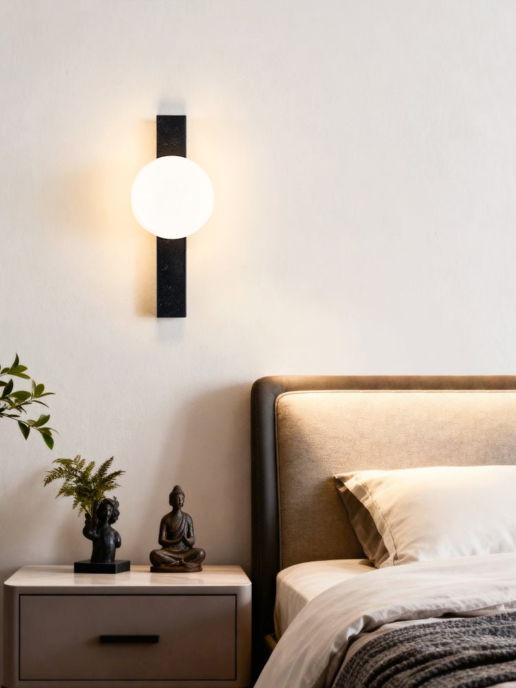 Balanced Globe Sconce