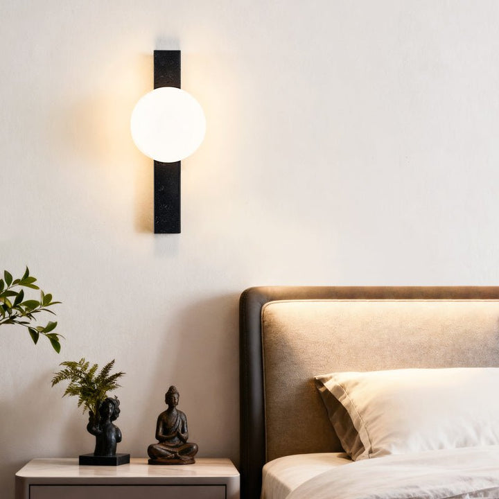 Balanced Globe Sconce