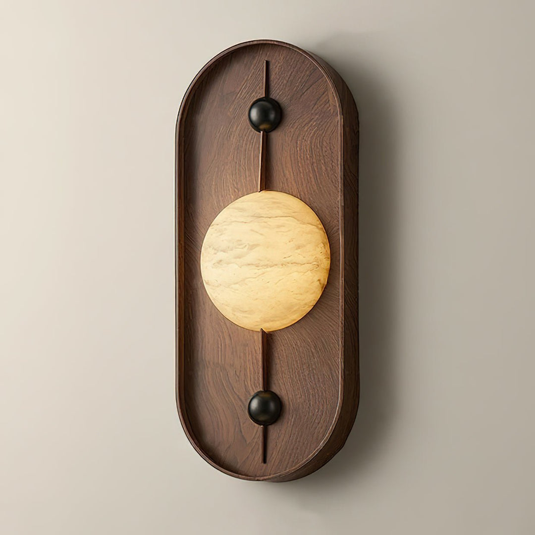 Bezel Alabaster Wall Lamp