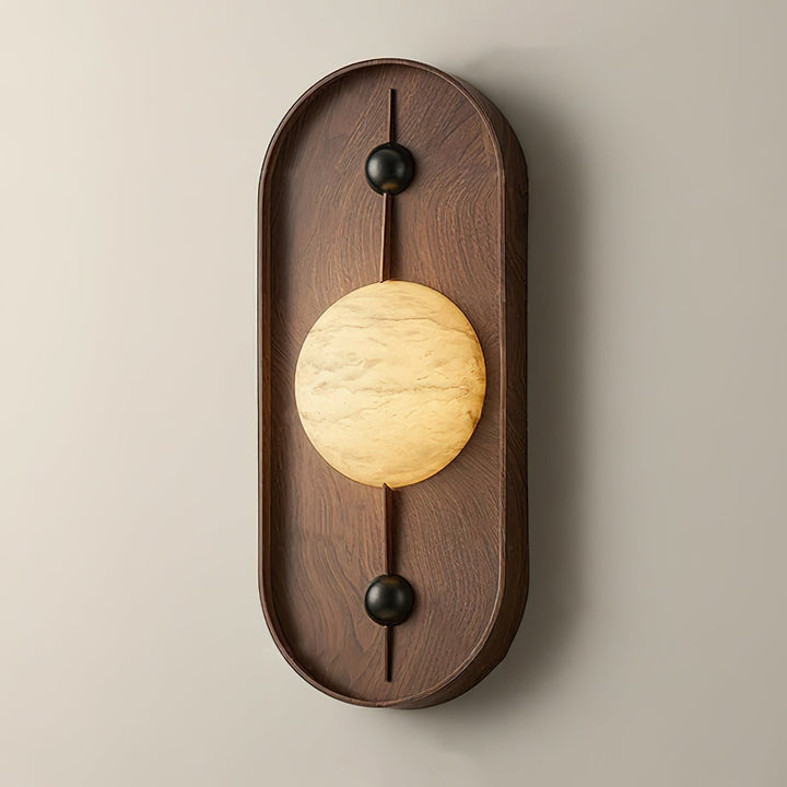 Bezel Alabaster Wall Lamp