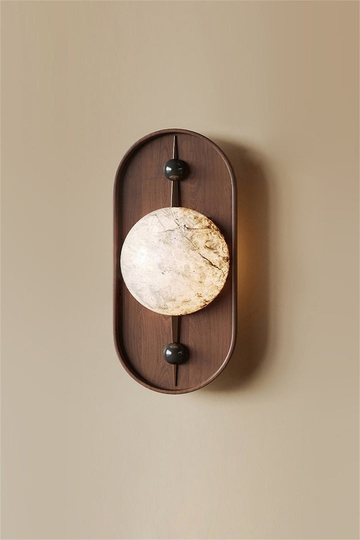 Bezel Alabaster Wall Lamp