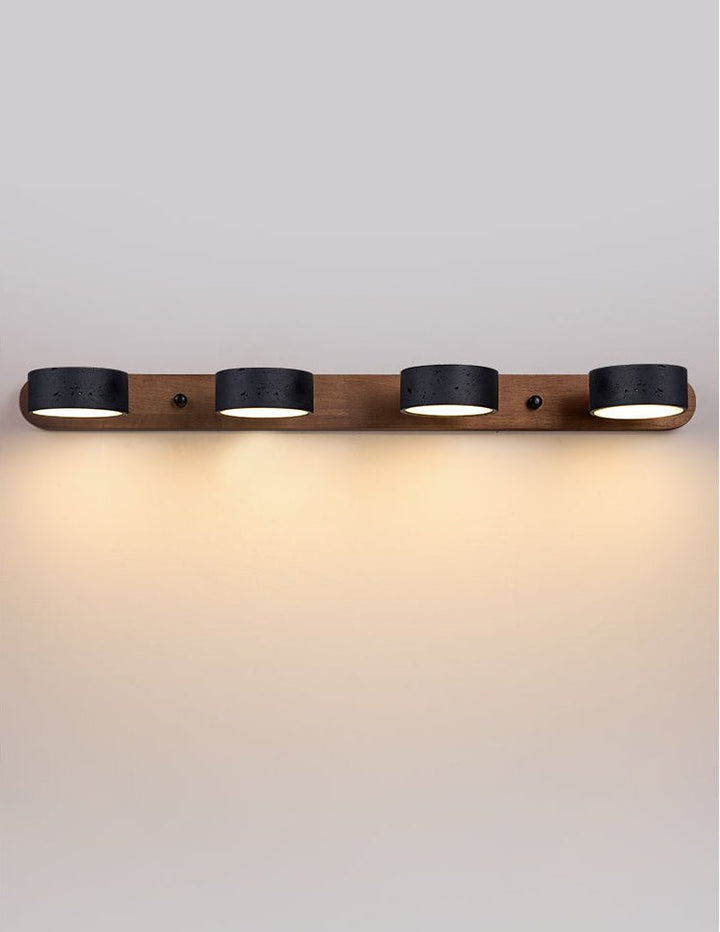 Black Travertine Duo Wall Light