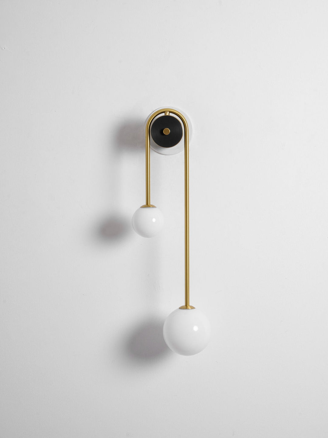 Brass Arc Wall Light