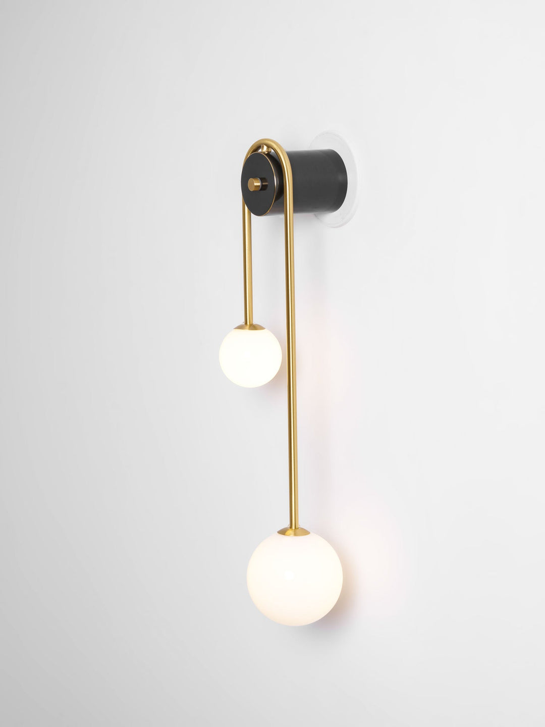 Brass Arc Wall Light