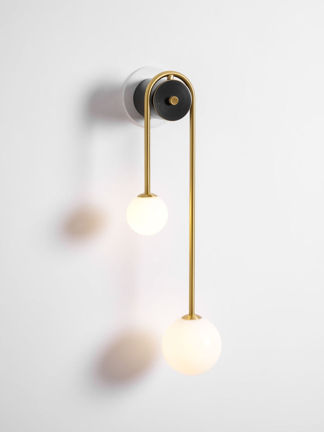 Brass Arc Wall Light