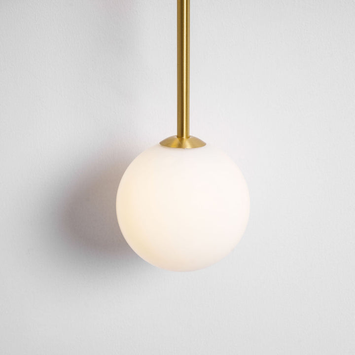 Brass Arc Wall Light