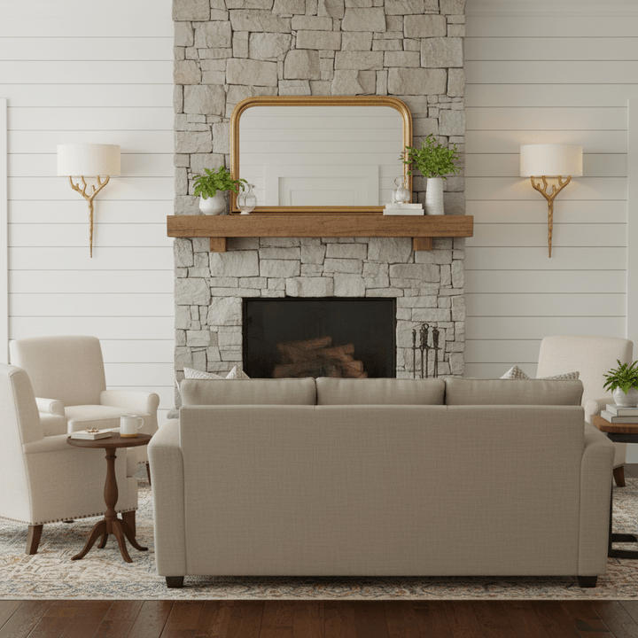 Brass Branch Wall Lamp