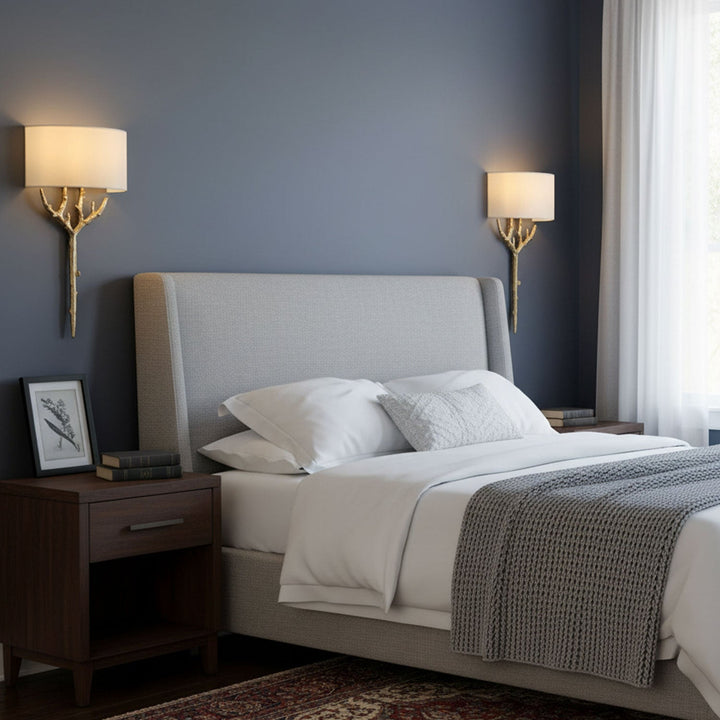Brass Branch Wall Lamp