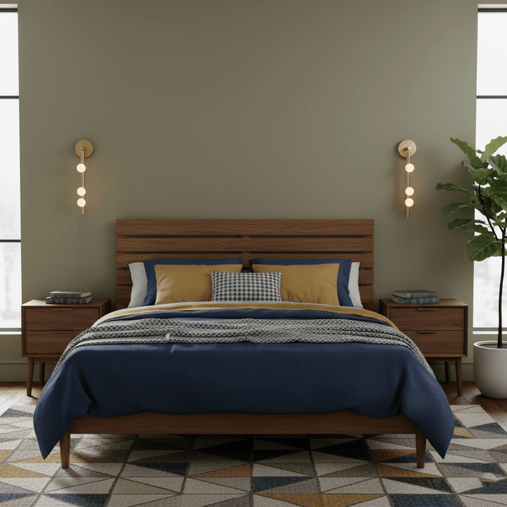 Brass Glass Tube Wall Lamp