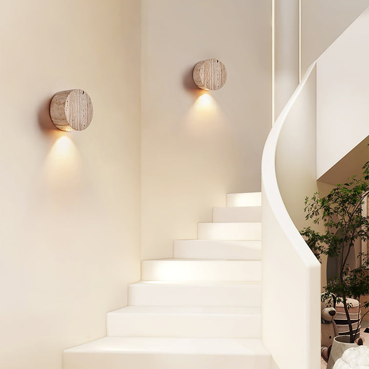 Caelan Travertine Wall Sconce