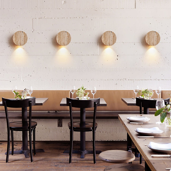 Caelan Travertine Wall Sconce