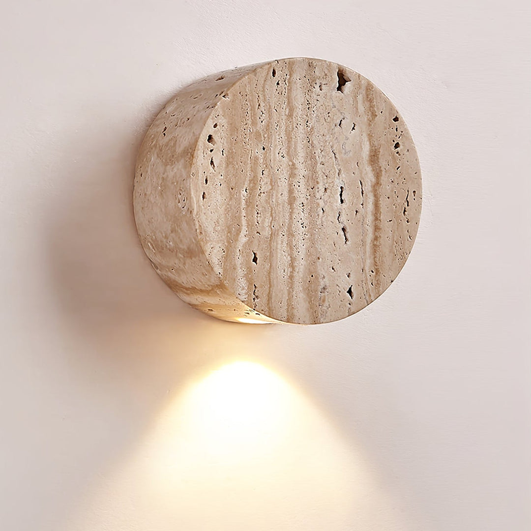 Caelan Travertine Wall Sconce