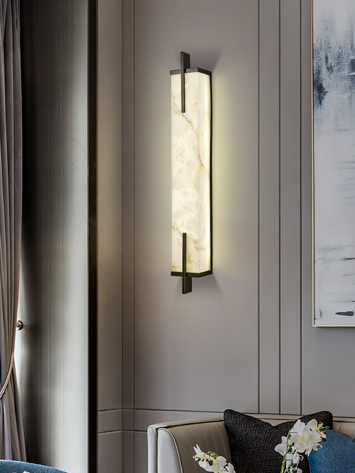 Calliope Alabaster Wall Sconce