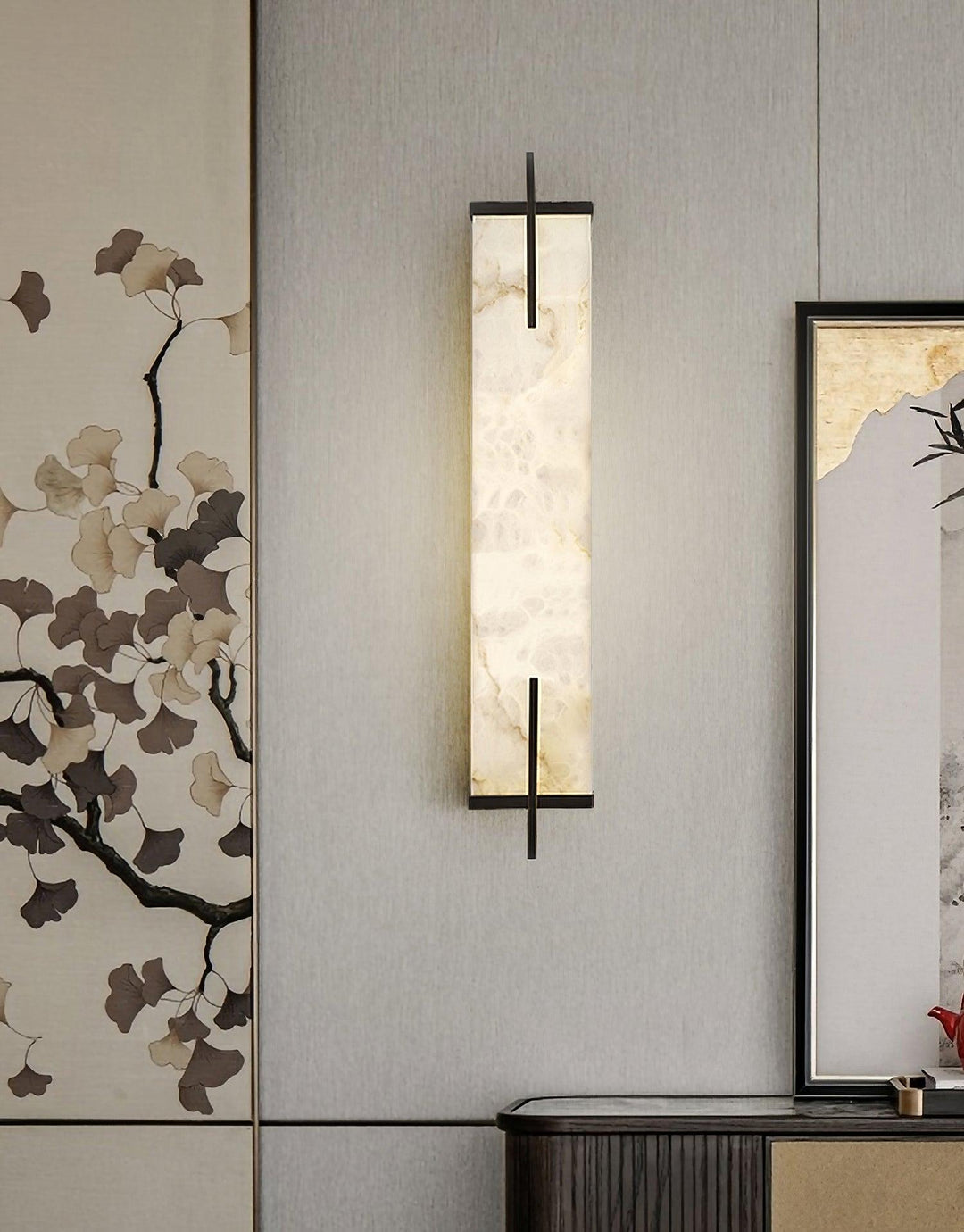 Calliope Alabaster Wall Sconce